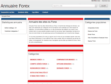 Tablet Screenshot of annuaireforex.fr